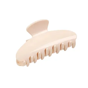 Minimalist solid color hair claw clip elegant french style daily styling hair accessory