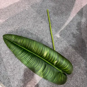 Artificial banana leaf fake green plant taro leaf for floral arrangement home decor