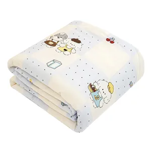 Baby summer cooling blanket infant cute cartoon dog pattern air conditioning quilt for kids