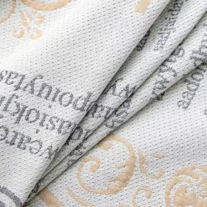 Cotton gauze towel blanket summer cool quilt breathable soft textile fabric detail view
