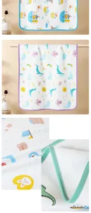 Waterproof baby urine pad detail, breathable pure cotton washable mattress for infants