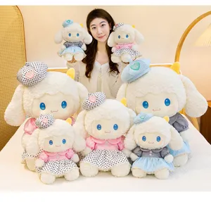 Süßes Paar Lamm Plüschtier Puppe flauschiges Kuscheltier Geburtstagsgeschenk Mädchen.