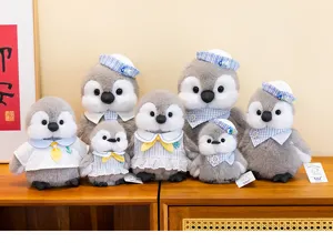 Schattige matroos pinguin pluche speelgoed set zachte knuffels bureau decoratie