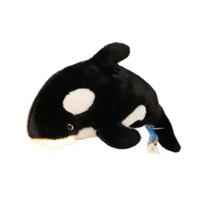 Simpatico peluche di balena assassina morbido animale di peluche cuscino per bambini regali.