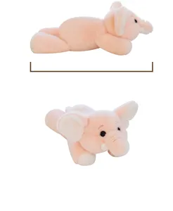 Cute pink elephant plush toy soft stuffed animal doll lovely pillow for kids birthday gift