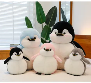 Cute fat penguin plush toy stuffed animal soft doll pillow lovely gift for kids and friends