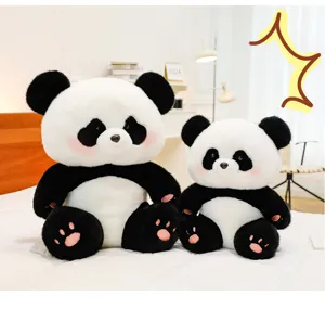 Cute giant panda plush toy doll fluffy stuffed animal cute room decor gift for kids