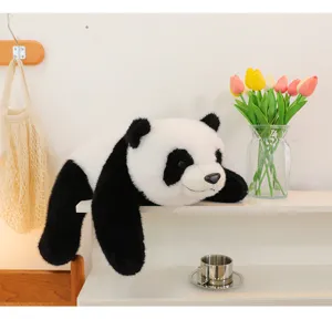 Cute panda plush toy stuffed animal pillow soft doll kids gift home decor fluffy hug toy