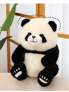 Simulation giant panda plush toy cute stuffed animal doll birthday gift for girls kids