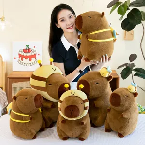Mignon jouet en peluche capybara poupée douce animal en peluche cadeau mignon pour les enfants