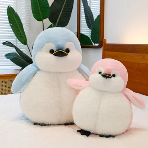 Cute fat penguin plush toy doll soft stuffed animal pillow for kids gift home decor