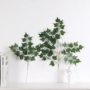 Planta artificial de hiedra enredadera hojas de seda para decoracion hogar detalle