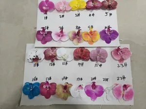 Artificial Phalaenopsis orchid flower heads for wedding home decor DIY craft floral arrangements.