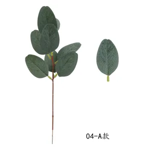 Kunstmatige eucalyptus tak neppe groene plant tafel middelpunt thuisdecoratie