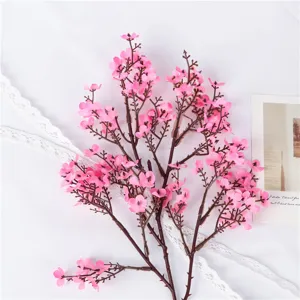 Artificial baby's breath flower bouquet fake plastic plant for home wedding decor