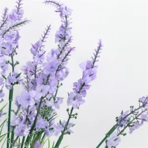 Artificial lavender flowers purple fake plant pastoral style home wedding decor detail