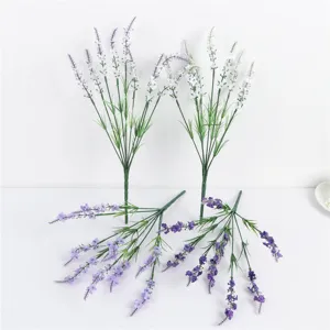 European style artificial lavender bundles, pastoral style decorative flower bouquets for home decor