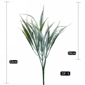 Artificial eucalyptus leaf branch green plant for wedding home and indoor decoration