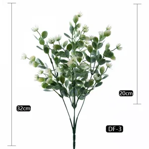 Artificial eucalyptus leaves branches fake flowers greenery for wedding home floral decoration