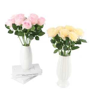 Artificial rose bouquet for home decor and floral arrangements, elegant and realistic.