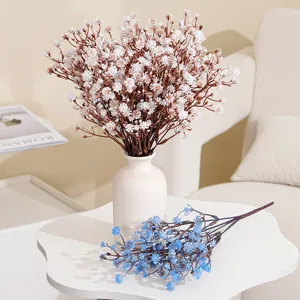 Künstliche Schleierkraut Blumen Plastik Baby Atem Blumenstrauß Heimtextilien Tisch Deko