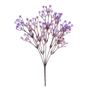Künstliche violette Schleierkraut Blume für Heimdekoration, Kunststoff Gypsophila Arrangement.