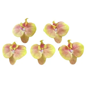 Large artificial phalaenopsis orchid flower heads for wedding decor, DIY crafts and home styling.