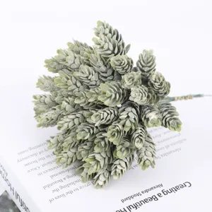 Artificial Frosted Pinecone Flower Branch Nordic Style DIY Home Decor Bouquet Plant