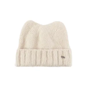 Damen süße Katzenohren Strickmütze Winter warme kuschelige weiche Slouch Beanie Mütze
