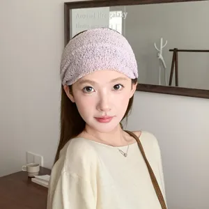Atmungsaktives Mesh-Haarband für Damen, elastisches breites Stirnband zum Waschen.