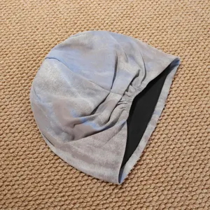 Women retro tie-dye slouchy beanie hat autumn winter warm soft casual stretch turban cap
