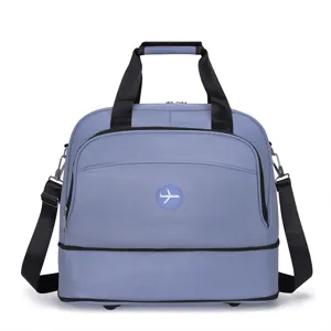 Large capacity travel duffel bag waterproof business luggage bag lightweight fitness gym bag for men
