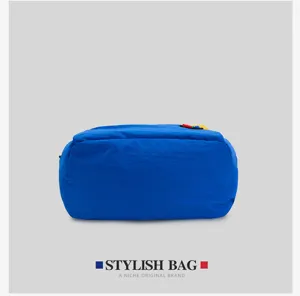 Blue casual travel backpack large capacity stylish outdoor sports daypack for women men
