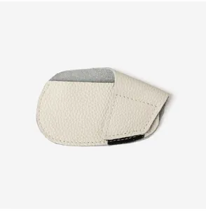 Protector de puntera de zapato de golf de cuero con velcro, accesorio deportivo duradero.