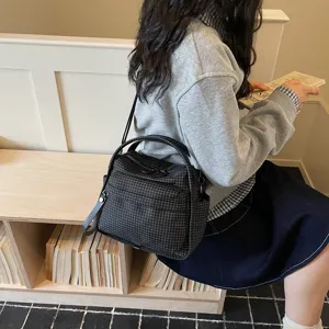 Waterproof Oxford Cloth Crossbody Shoulder Bag Casual Large Capacity Tote Bag for Women