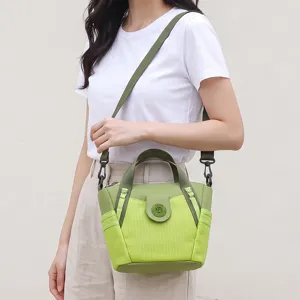 Casual fashion women's shoulder bag large capacity nylon crossbody handbag for daily commute