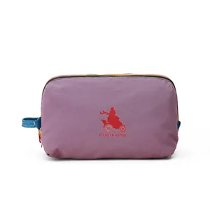 Nylon Outdoor Travel Waterproof Colorblock Lightweight Large Capacity Cosmetic And Toiletry Bag