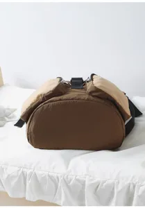 Casual large capacity laptop backpack detail view, comfortable stylish daily school bag.