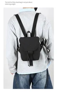 Casual lightweight small backpack for daily commute and travel, stylish unisex design.