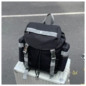 Sac à Dos Décontracté en Nylon Imperméable Grande Capacité Voyage École Cartable Sport Extérieur Daypack Pour Femmes Et Hommes