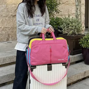 Borsone da Viaggio di Grande Capienza Impermeabile Borsa Sportiva Palestra Leggera Fine Settimana per Yoga Fitness Nuoto