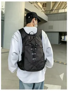 Lightweight outdoor sports vest backpack for hiking, running, and cycling activities.