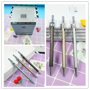 Wholesale metal mechanical pencil 0.5mm 0.7mm student writing stationery supplies.