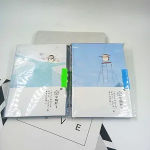 Studenten dagboek notitieboek set 32K schattige pinguïn illustratie creatieve kantoorartikelen
