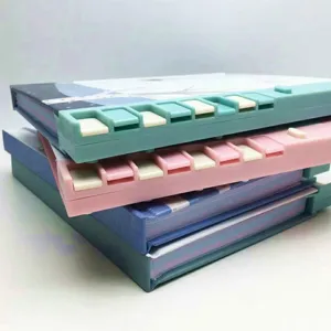 Carnet de notes créatif avec serrure à code et touches de piano, papeterie mignonne pour étudiants.
