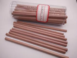 Wholesale natural wood eco-friendly pencils with clear tube packaging and student stationery.