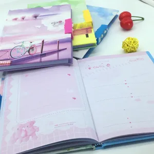 Student dagboek notitieboekje met slot schattige creatieve schrijfwaren planner leuk
