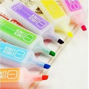 Bunte Jumbo Textmarker Set für Büro und Schule, helle Neon Markierungsstifte Notizen.