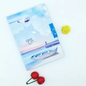 Leuk 32K studenten dagboek notitieboekje met frisse landschap cover, creatieve schrijfwaren.