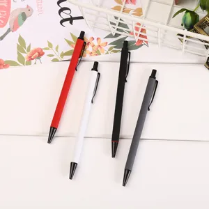 Set di matite meccaniche in metallo minimalista in quattro colori regalo cartoleria studente